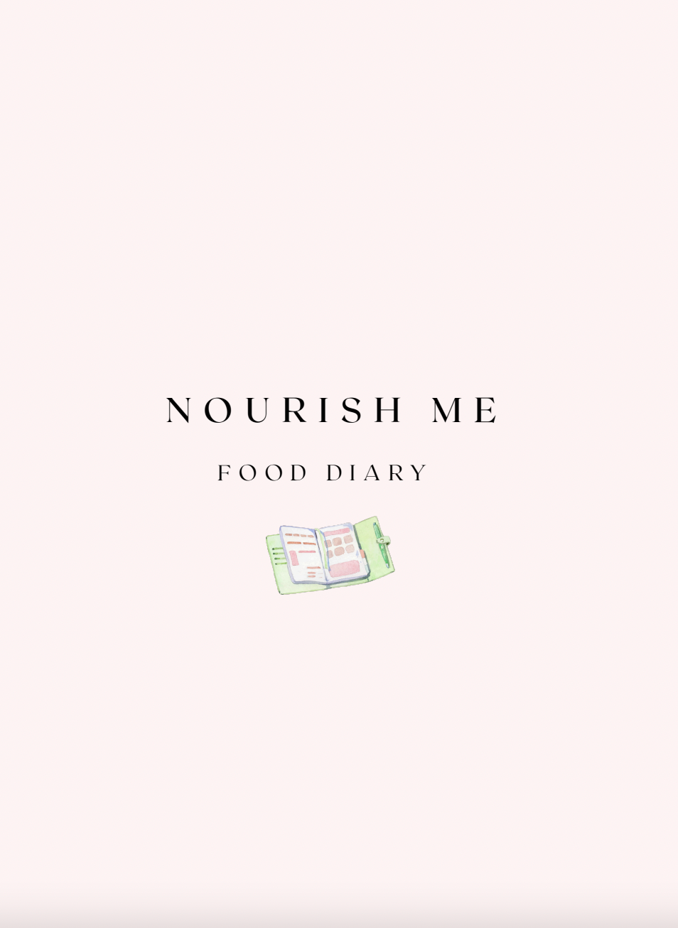 NOURISH ME FOOD DIARY - PDF VERSION